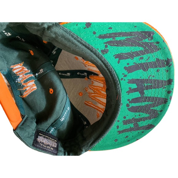 Cursed Miami Florida Flat Bill Snapback Cap - Picture 5 of 5